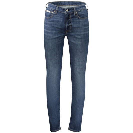 Jean Calvin Klein homme slim fuselé en coton bleu – CA-42796