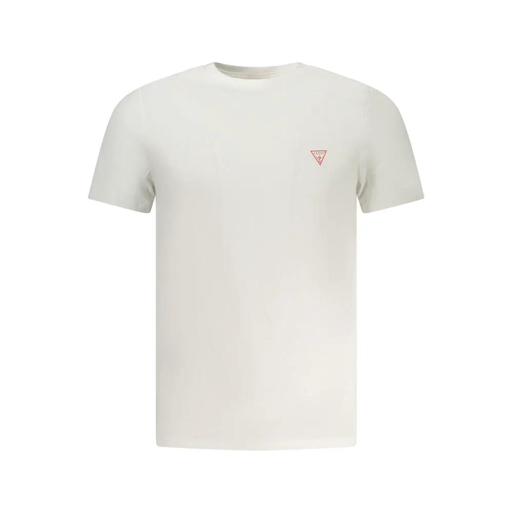 Guess Jeans White Cotton Men T-Shirt by Guess Jeans