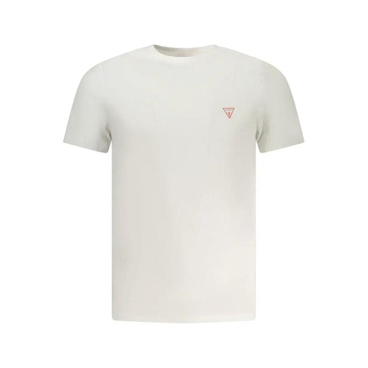 Guess Jeans White Cotton Men T-Shirt by Guess Jeans