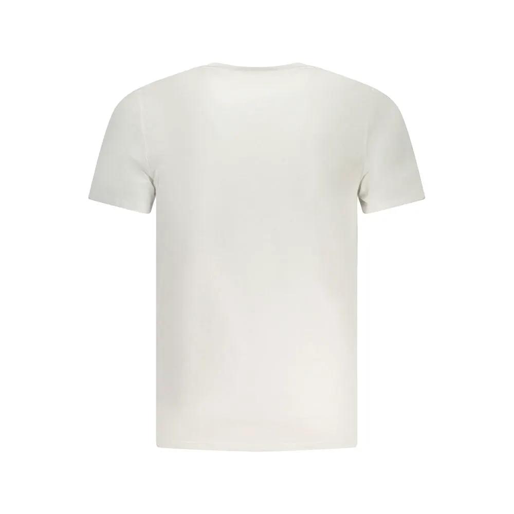 Guess Jeans White Cotton Men T-Shirt by Guess Jeans