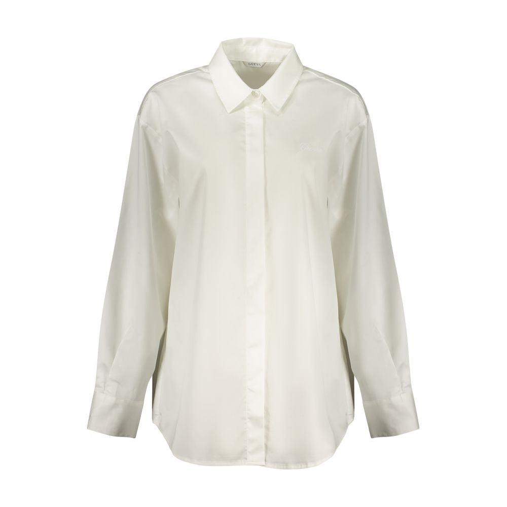 Guess Jeans Bianco Cotton Women Shirt by Guess Jeans