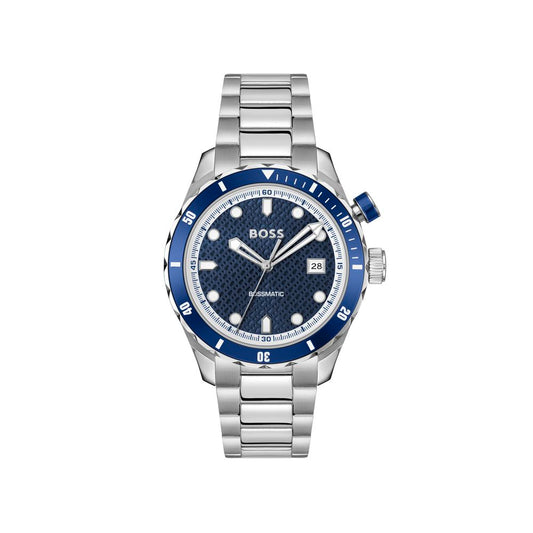 Hugo Boss Gray Stainless Steel Dress Watch