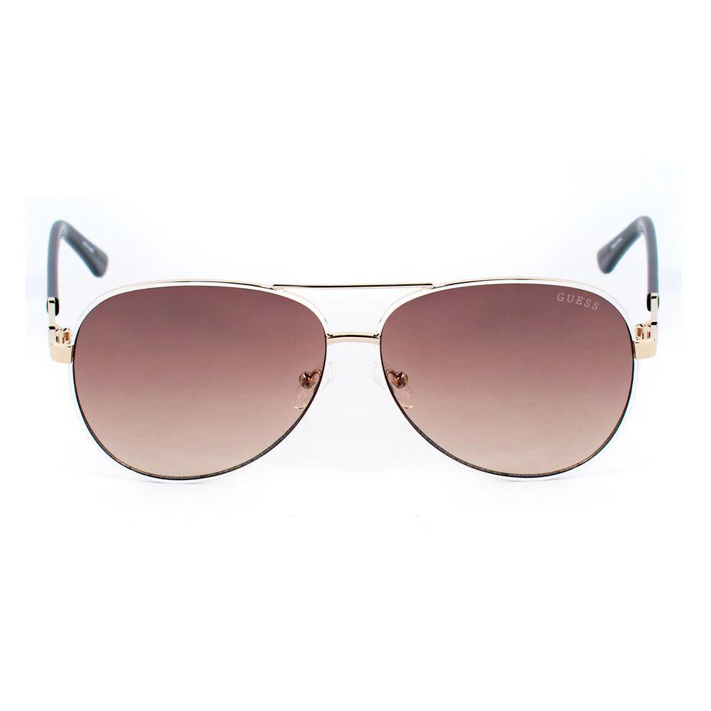 Guess White Metal Sunglasses by Guess