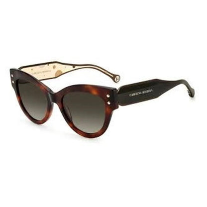 Carolina Herrera Bicolor Acetate Sunglasses by Carolina Herrera
