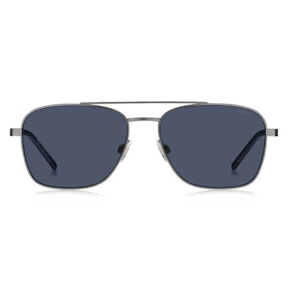 Hugo Boss Gray Metal Sunglasses by Hugo Boss