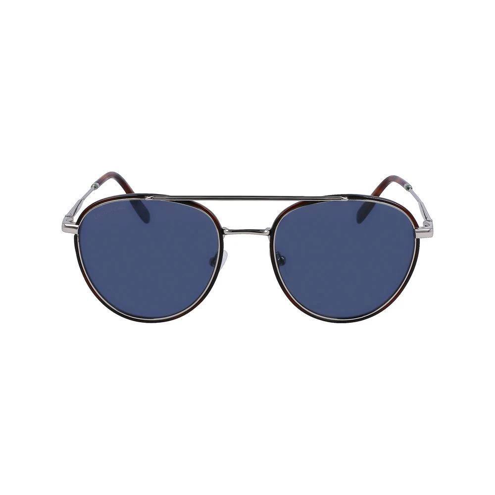 Lacoste Gray Metal Sunglasses by Lacoste