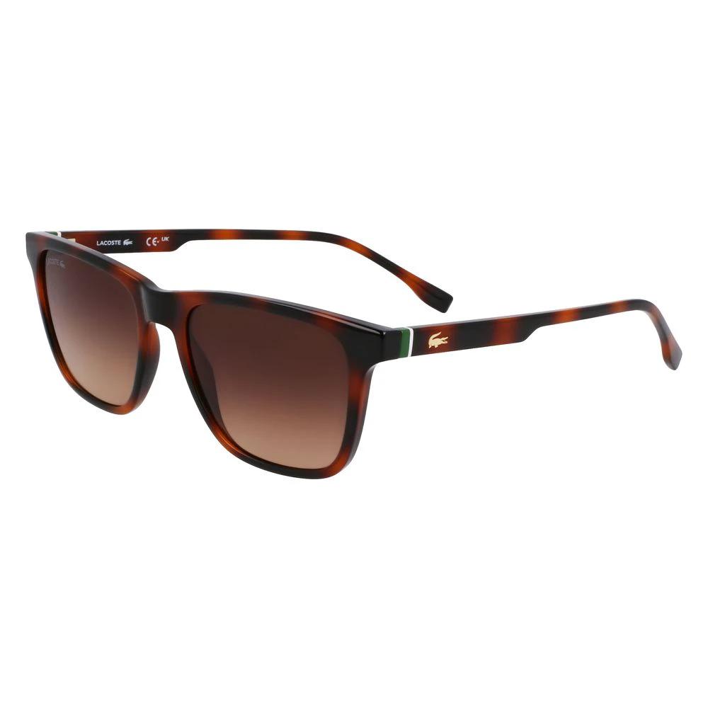 Lacoste Brown Injected Sunglasses by Lacoste
