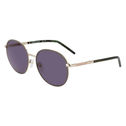 Longchamp Gold Metal Sunglasses by Longchamp