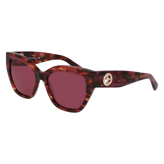 Longchamp Brown Acetate Sunglasses by Longchamp