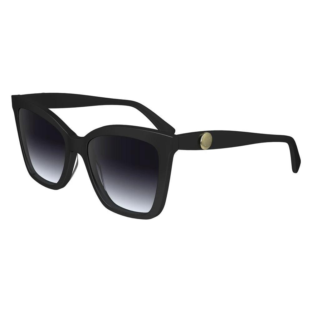 Longchamp Black Acetate Sunglasses by Longchamp