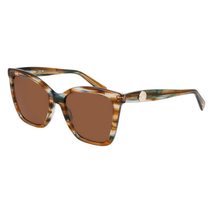 Longchamp Brown Acetate Sunglasses by Longchamp