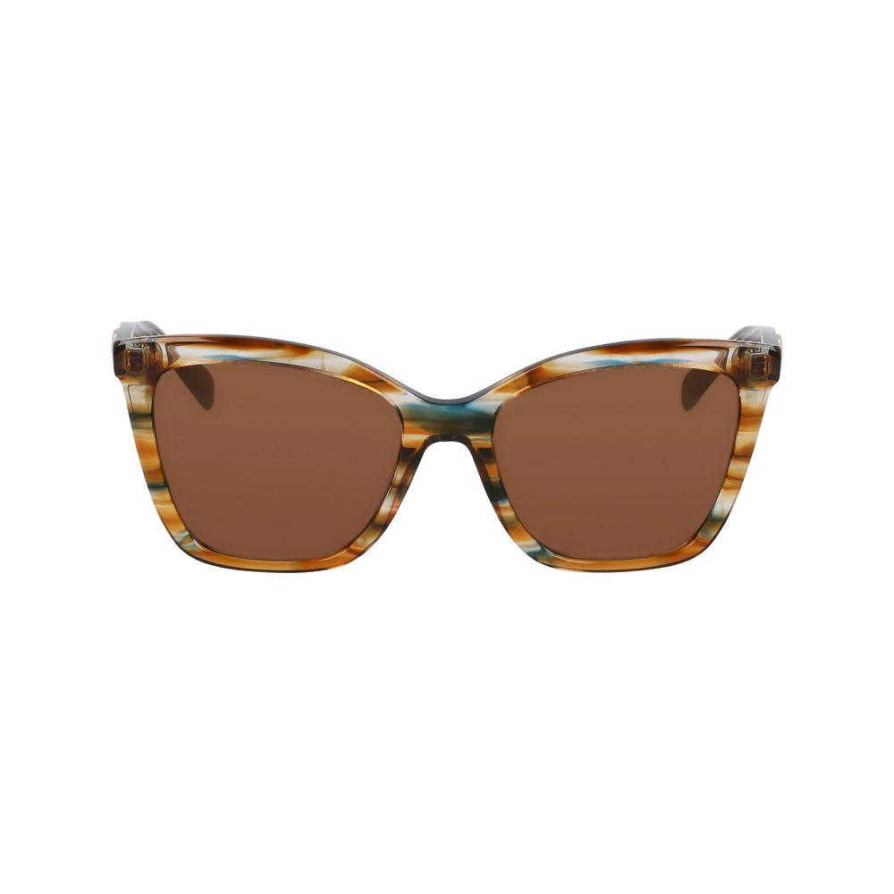 Longchamp Brown Acetate Sunglasses by Longchamp