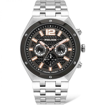 Police Gray Stainless Steel Dress Watch
