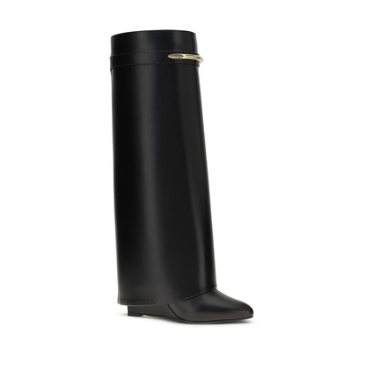 Bottes Givenchy femme Shark en cuir de veau noir – GI-BE703XE1J7001