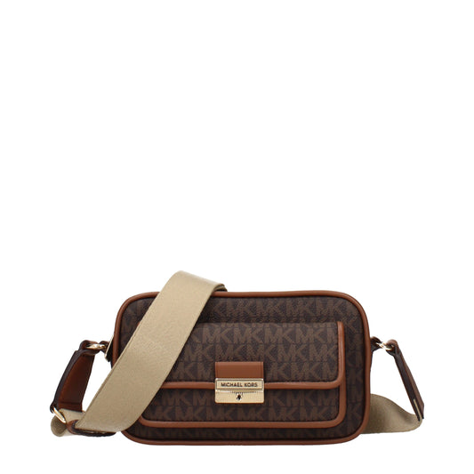 Sac bandoulière Michael Kors femme en tissu marron – MI15464705229065BT