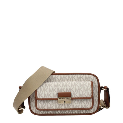 Sac bandoulière Michael Kors femme en tissu beige – MI15464716599561BT