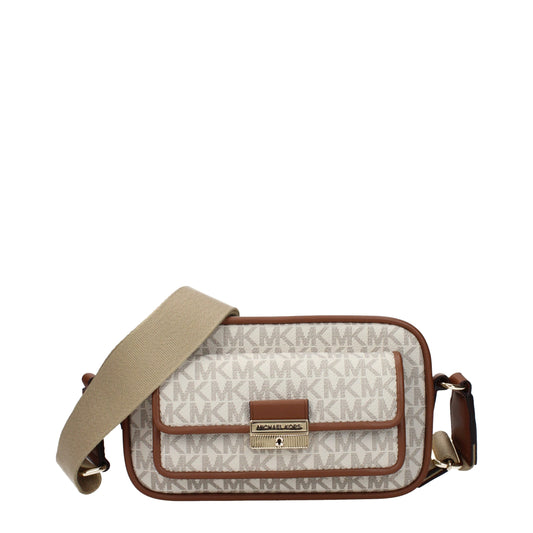 Sac bandoulière Michael Kors femme en tissu beige – MI15464716599561BT