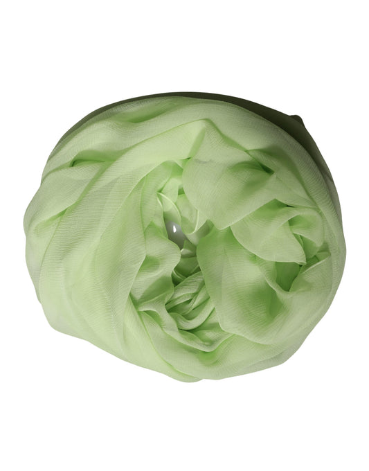 Étole Dolce & Gabbana femme en soie vert clair – MS7577