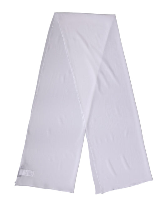 Écharpe Dolce & Gabbana femme étole en soie blanche – MS7837