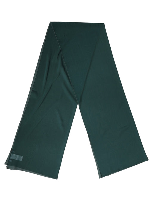 Étole Dolce & Gabbana femme en soie stretch vert foncé – MS7841