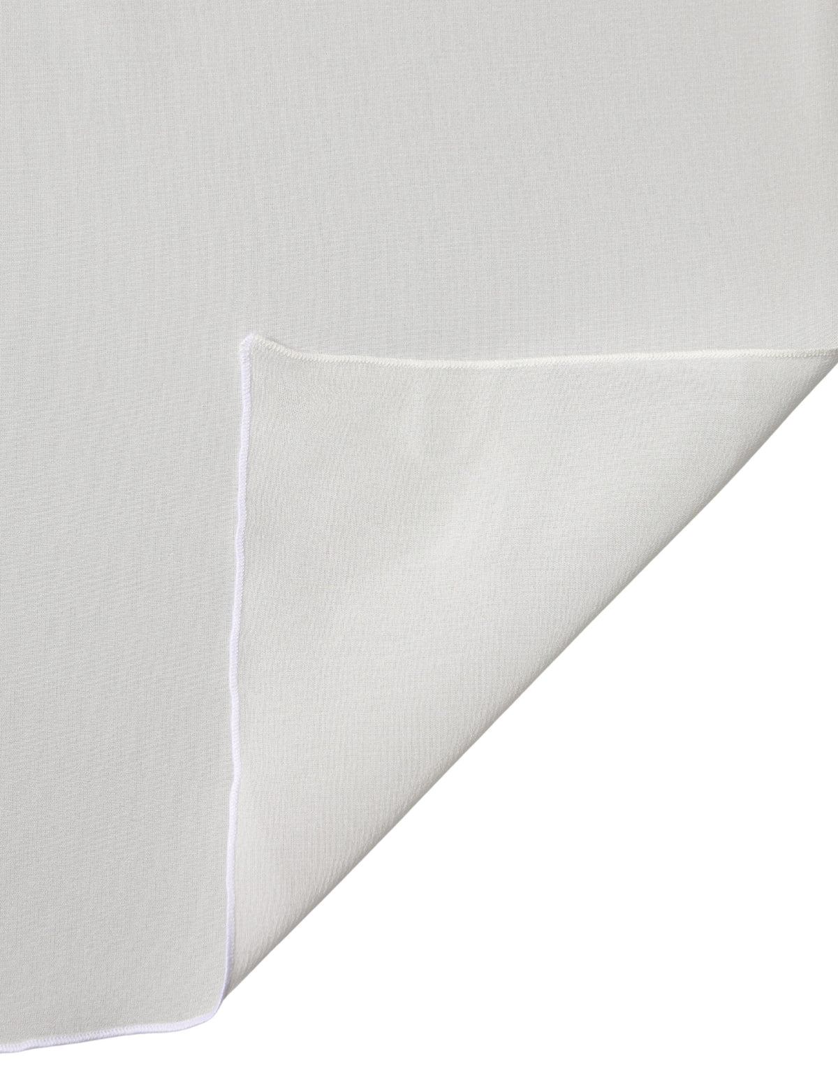 Étole Dolce & Gabbana femme en soie stretch blanc cassé – MS7847