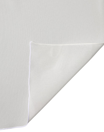 Étole Dolce & Gabbana femme en soie stretch blanc cassé – MS7847