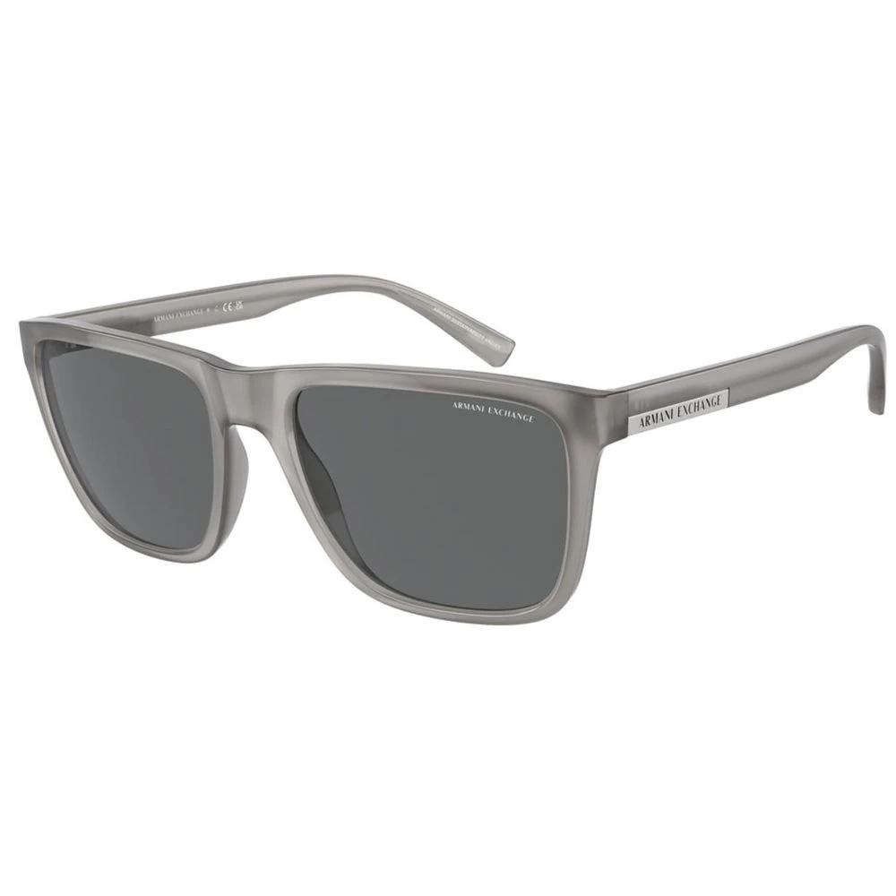 Armani Exchange Gray Resin Sunglasses by Armani Exchange