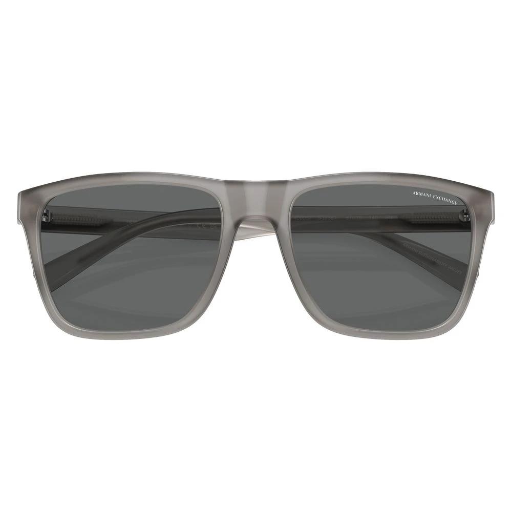 Armani Exchange Gray Resin Sunglasses by Armani Exchange