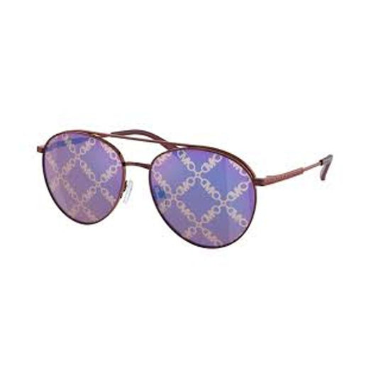 Michael Kors Lunettes de Soleil Métal Marron MK1138 1896GT Luxe Moderne Confort Léger Catégorie 3 Pour Tous Les Jours