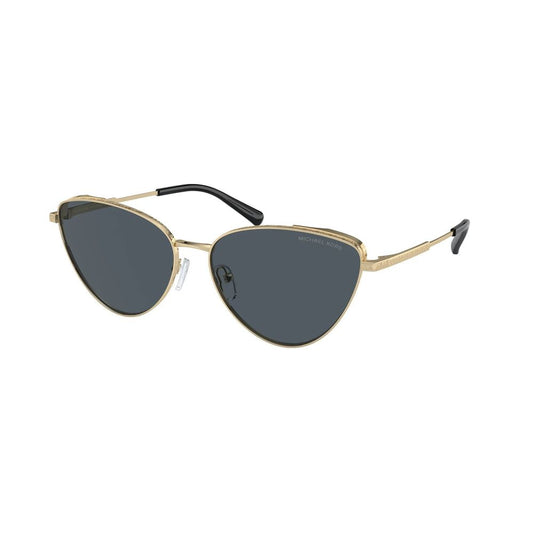 Michael Kors Gold Metal Sunglasses Lunettes De Soleil Or Métal Doré Verres Gris Chic Moderne Pour Toutes Les Occasions