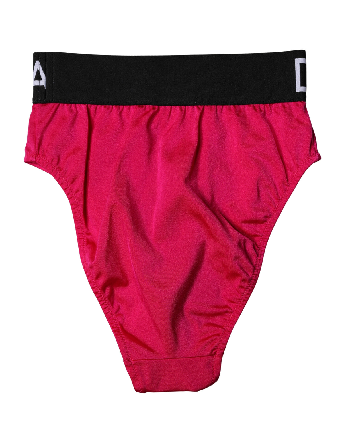 Culotte taille haute Dolce & Gabbana à ornements en nylon rose – BIK1962
