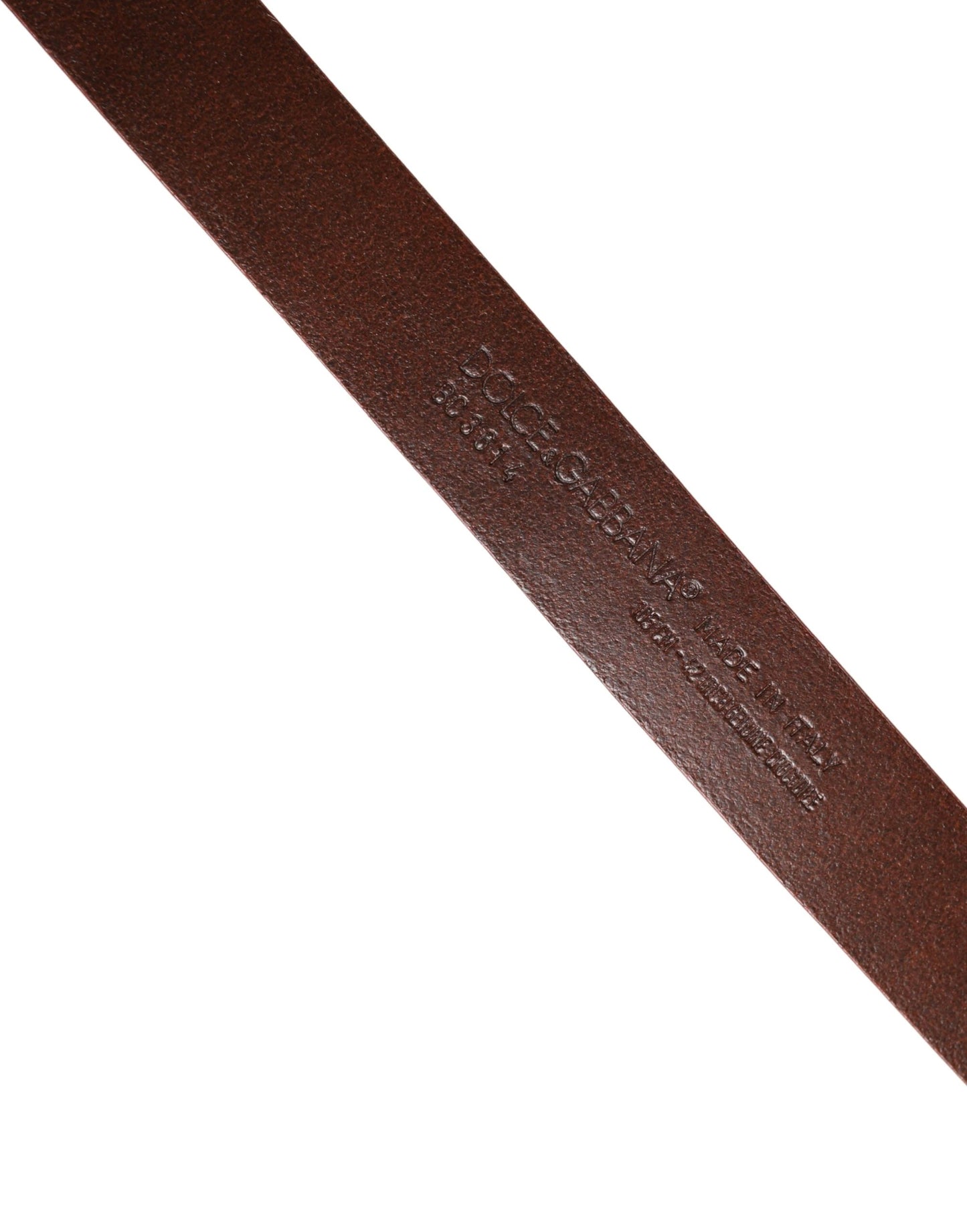 Dolce & Gabbana Red Leather Gold Tone Metal Buckle Men Belt by Dolce & Gabbana