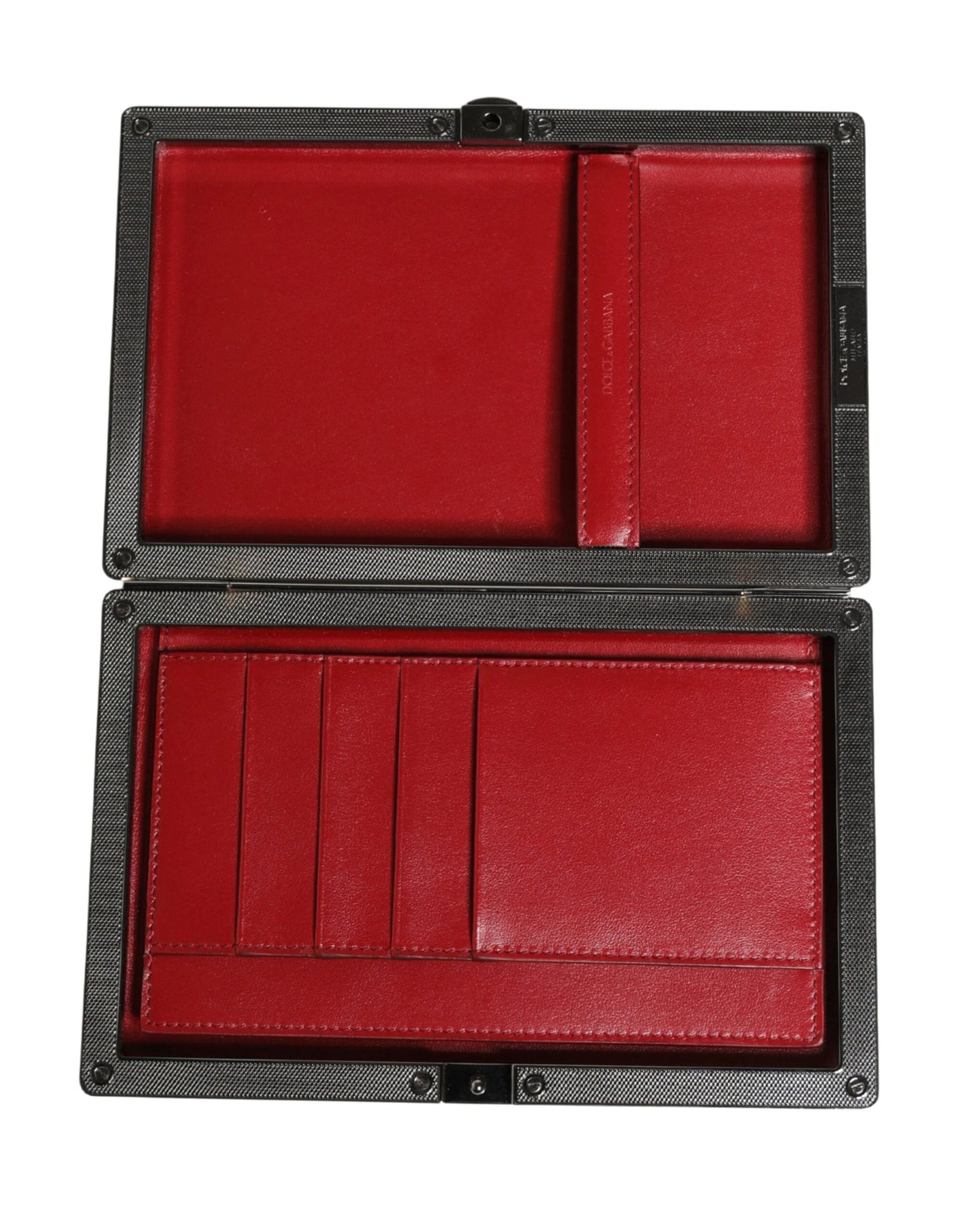 Dolce & Gabbana Beige Velvet Calf Leather Clutch Evening Women Purse Bag by Dolce & Gabbana