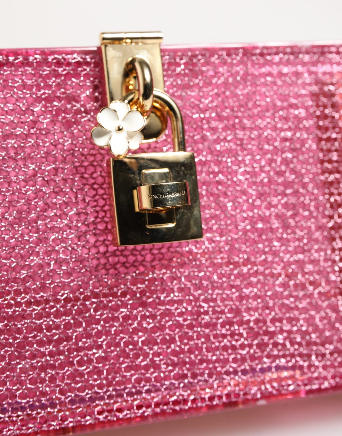 Dolce & Gabbana Pink DOLCE BOX Clutch Crossbody Women Evening Borse Bag