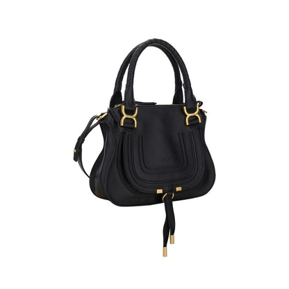 Chloé Black Calf Leather Bos Taurus Shoulder Bag