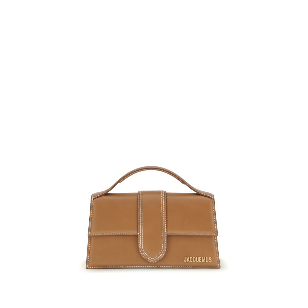 Sac à Main Jacquemus Top-Handle Marron Cuir Veau AW26 Femme – Authentique | HBPS Fashion