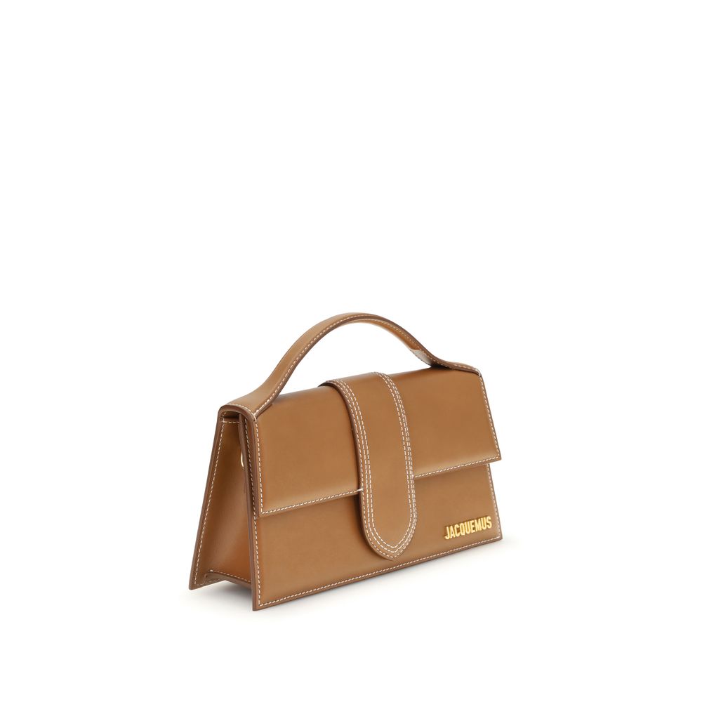 Sac à Main Jacquemus Top-Handle Marron Cuir Veau AW26 Femme – Authentique | HBPS Fashion