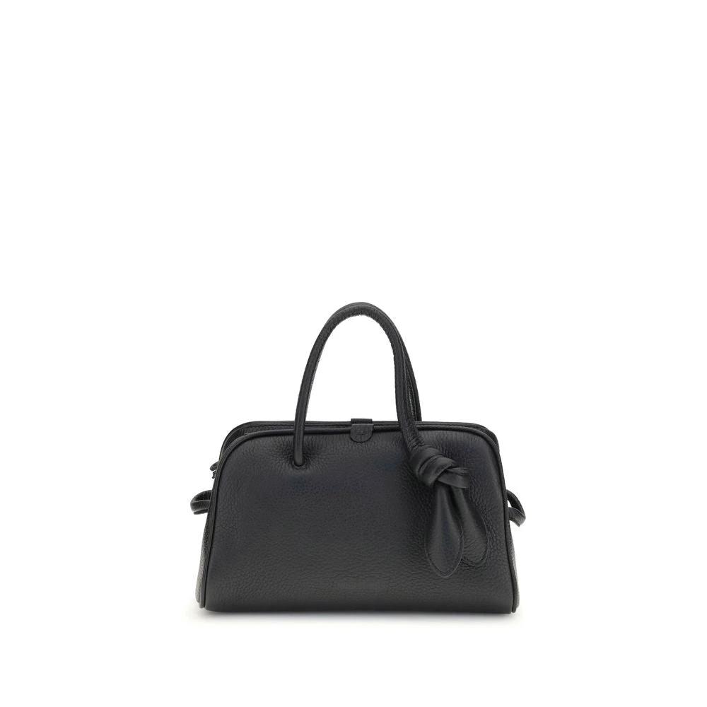 Jacquemus Black Calf Leather Bos Taurus Handbag by Jacquemus