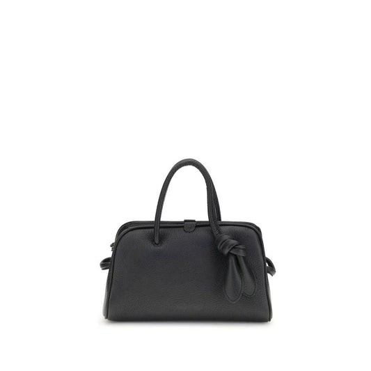 Jacquemus Black Calf Leather Bos Taurus Handbag by Jacquemus