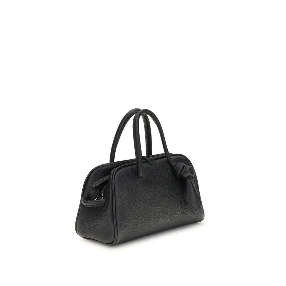 Jacquemus Black Calf Leather Bos Taurus Handbag by Jacquemus