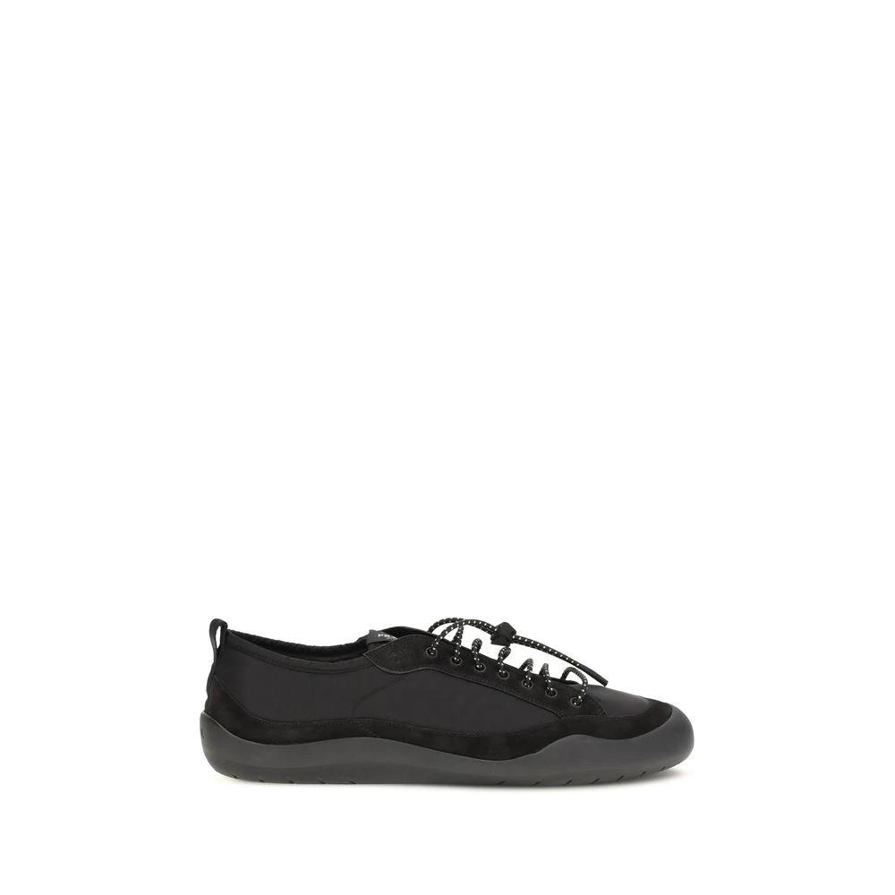 Prada Black Recycled Polyamide Athletic Sneakers by Prada