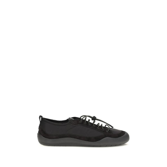 Prada Black Recycled Polyamide Athletic Sneakers by Prada