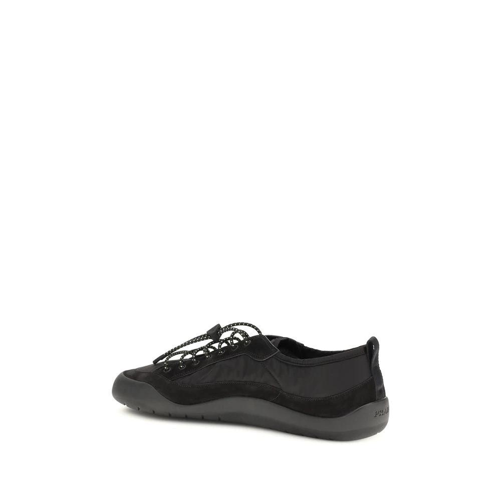 Prada Black Recycled Polyamide Athletic Sneakers by Prada