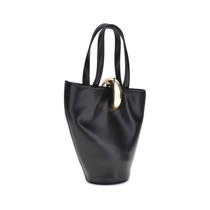 Jacquemus Black Calf Leather Bos Taurus Shoulder Bag