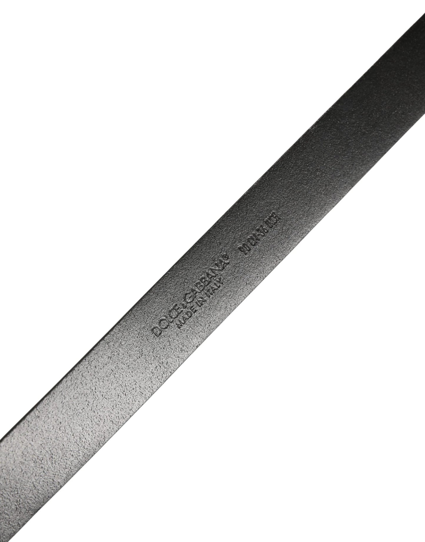 Dolce & Gabbana Men Brown Classic Leather Metal Buckle Belt by Dolce & Gabbana