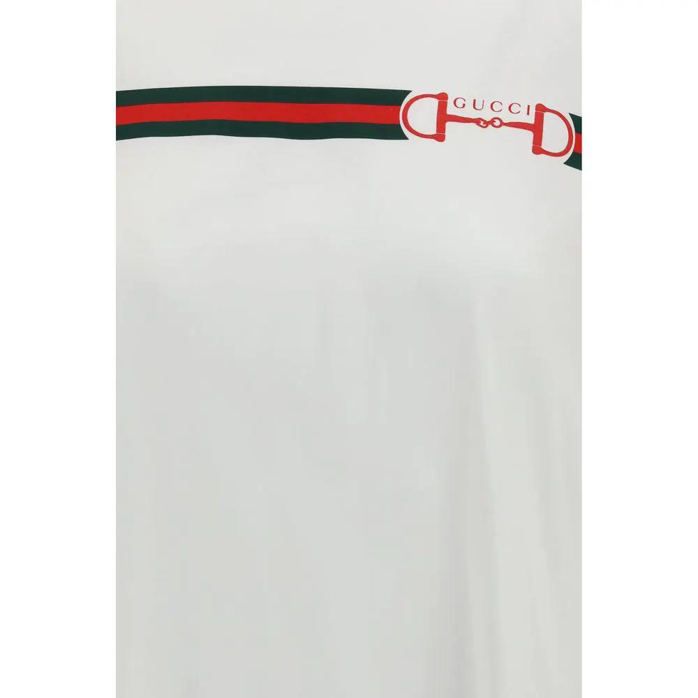Gucci White Cotton T-Shirt by Gucci