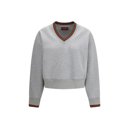 Gucci Gray Cotton Sweatshirt