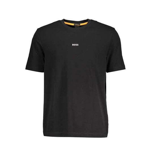Hugo Boss Black Cotton Men's T-Shirt by Hugo Boss