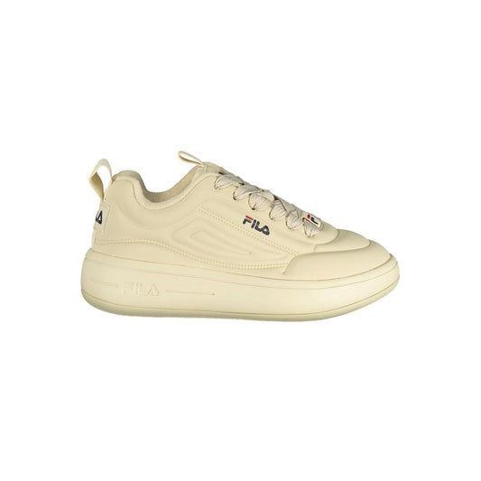 Sneakers Femme Fila Beige – Broderie & Logo Iconique | HBPS Fashion