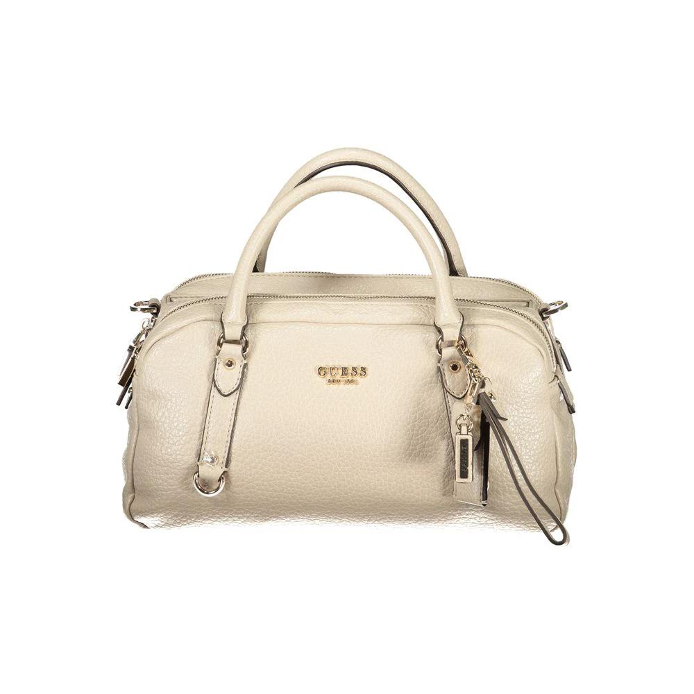 Guess Jeans Beige Polyurethane Women's Handbag by Guess Jeans
